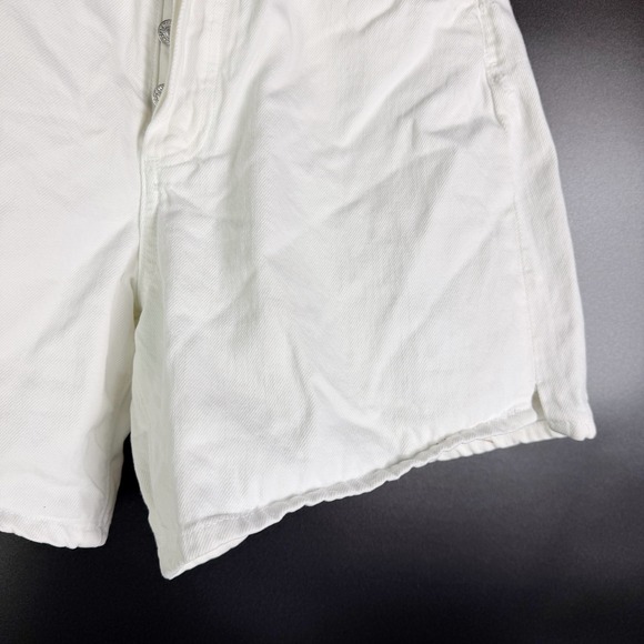 Citizens of Humanity Marlow Vintage Shorts White Denim Button Fly Women's Sz 26 - Picture 6 of 12